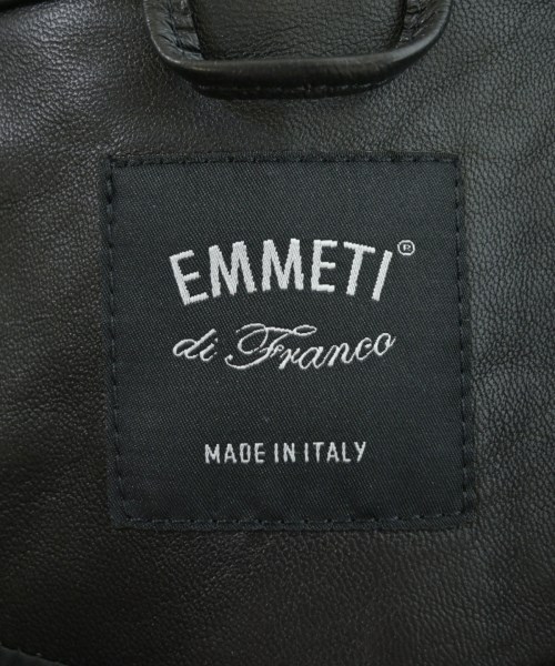 EMMETI（エンメティ）ライダース 黒 サイズ:48(L位) メンズ/2200672629082