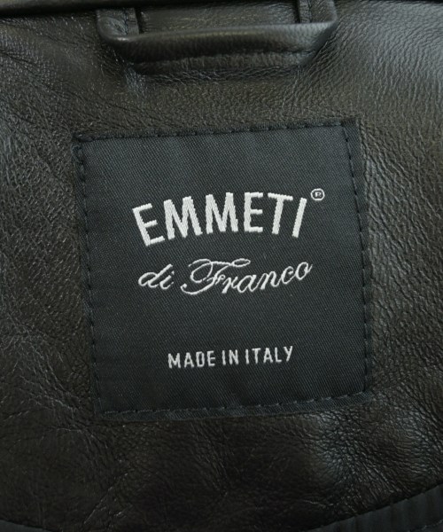 EMMETI（エンメティ）ライダース 黒 サイズ:46(M位) メンズ/2200672629099