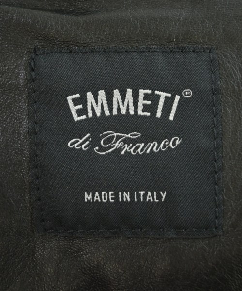 EMMETI（エンメティ）ライダース 黒 サイズ:42(XS位) メンズ/2200672629136