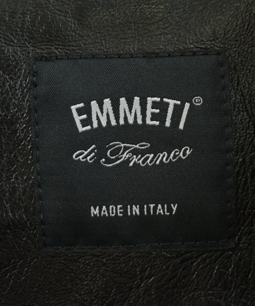 EMMETI（エンメティ）ライダース 黒 サイズ:42(XS位) メンズ/2200672629143
