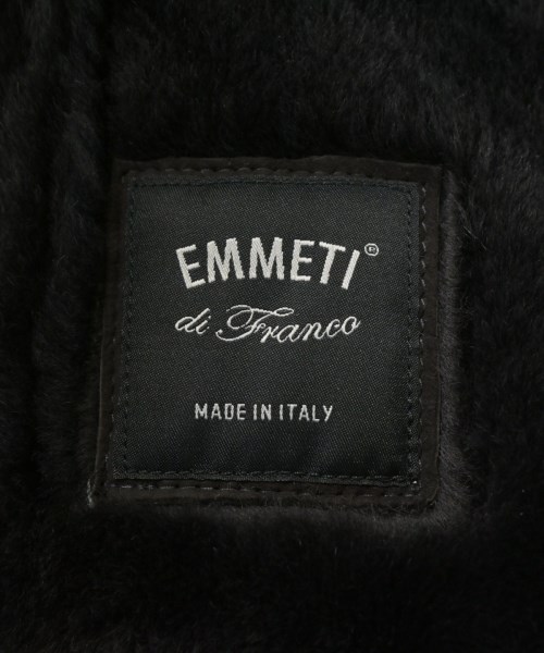 EMMETI（エンメティ）ムートンコート 黒 サイズ:48(L位) メンズ/2200688533076