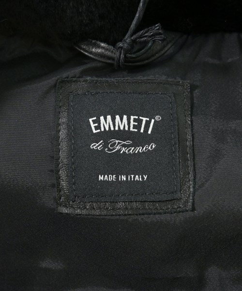 EMMETI（エンメティ）ダウンジャケット/ダウンベスト 黒 サイズ:48(L位) メンズ/2200688533588