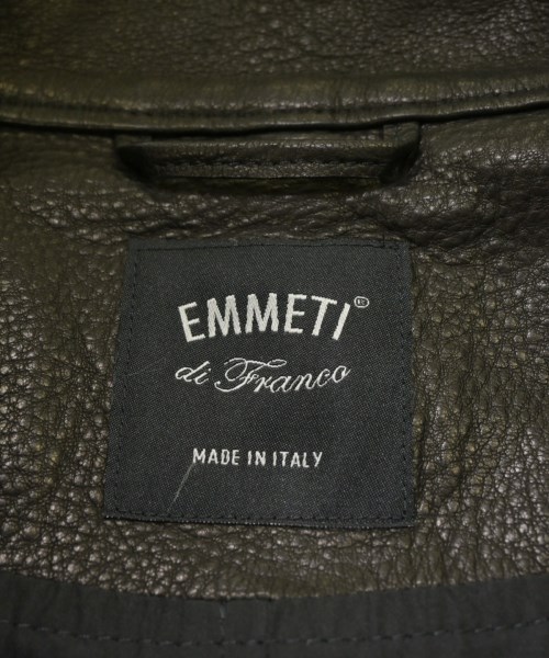 EMMETI（エンメティ）ライダース 黒 サイズ:50(XL位) メンズ/2200688533625