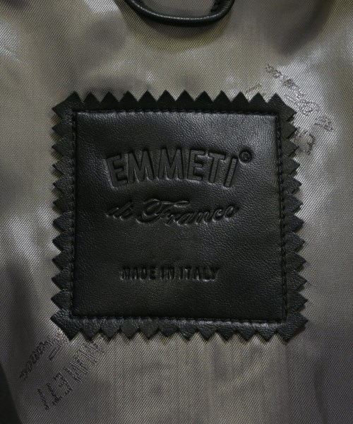EMMETI（エンメティ）ライダース 黒 サイズ:48(L位) メンズ/2200688533700