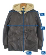 EMMETI（エンメティ）ブルゾン 茶 サイズ:48(L位) メンズ/2200688533793