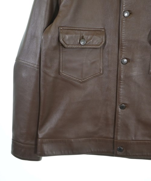 EMMETI（エンメティ）ブルゾン 茶 サイズ:48(L位) メンズ/2200644651042