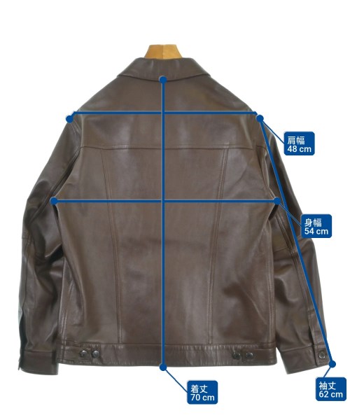 EMMETI（エンメティ）ブルゾン 茶 サイズ:48(L位) メンズ/2200644651042