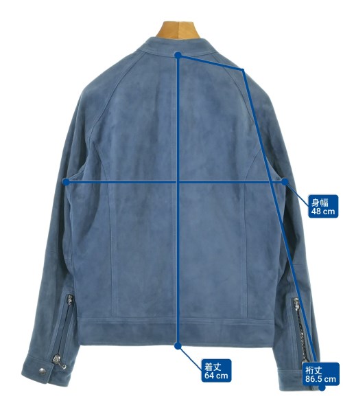 EMMETI（エンメティ）ライダース 青 サイズ:48(L位) メンズ/2200644651059