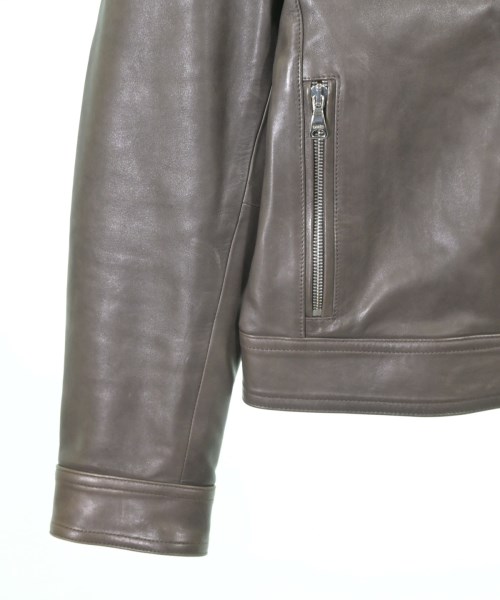 EMMETI（エンメティ）ライダース 茶 サイズ:50(XL位) メンズ/2200636417267