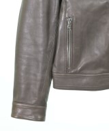 EMMETI（エンメティ）ライダース 茶 サイズ:50(XL位) メンズ/2200636417267