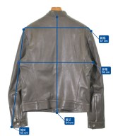 EMMETI（エンメティ）ライダース 茶 サイズ:50(XL位) メンズ/2200636417267