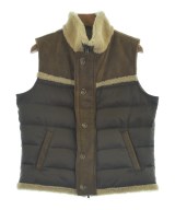 EMMETI（エンメティ）ダウンジャケット/ダウンベスト 茶 サイズ:48(L位) メンズ/2200652117066