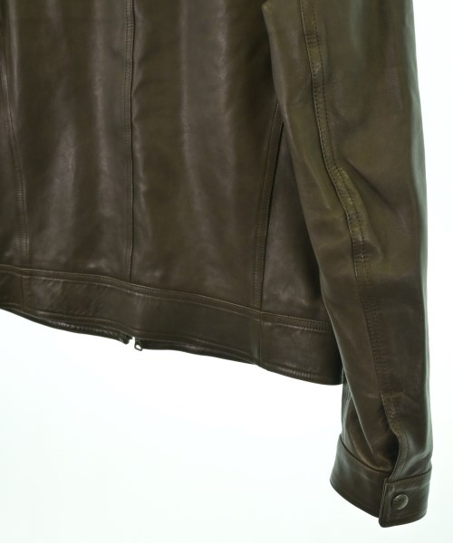 EMMETI（エンメティ）ライダース 茶 サイズ:48(L位) メンズ/2200646499109