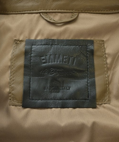 EMMETI（エンメティ）ライダース 茶 サイズ:50(XL位) メンズ/2200695156282