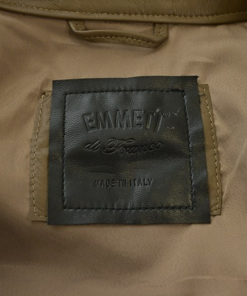 EMMETI（エンメティ）ライダース 茶 サイズ:50(XL位) メンズ/2200695156299