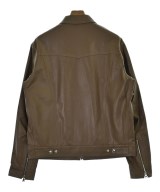 EMMETI（エンメティ）ライダース 茶 サイズ:50(XL位) メンズ/2200695156305