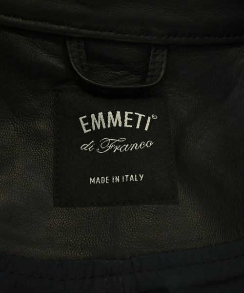 EMMETI（エンメティ）ライダース 黒 サイズ:50(XL位) メンズ/2200695156343