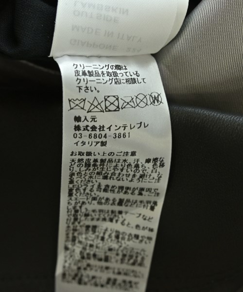 EMMETI（エンメティ）ライダース 黒 サイズ:48(L位) メンズ/2200695156572