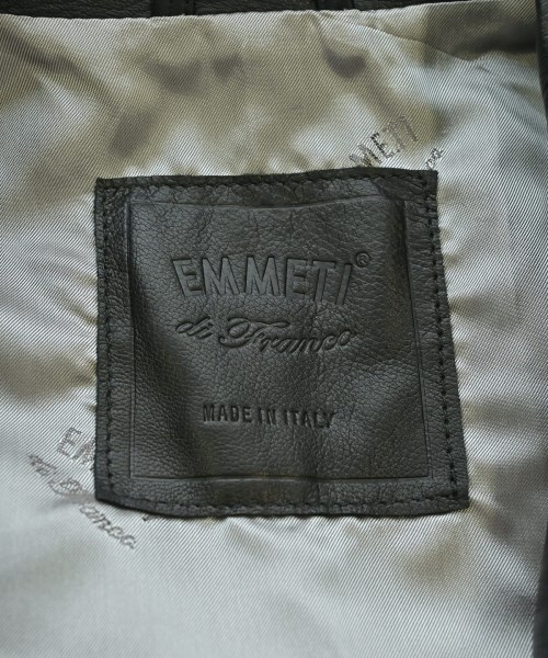 EMMETI（エンメティ）ライダース 黒 サイズ:46(M位) メンズ/2200695156596