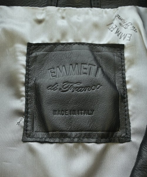 EMMETI（エンメティ）ライダース 黒 サイズ:52(XXL位) メンズ/2200695156619