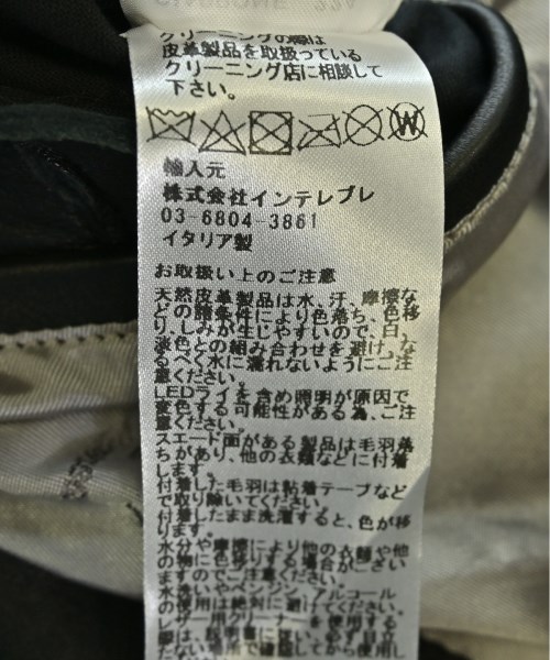 EMMETI（エンメティ）ライダース 黒 サイズ:48(L位) メンズ/2200695156664