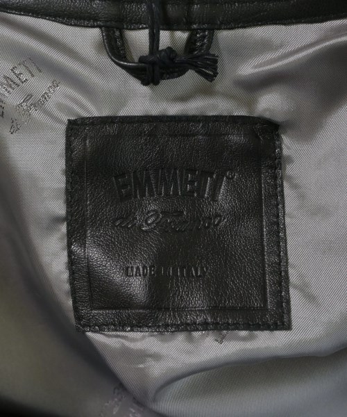 EMMETI（エンメティ）ライダース 黒 サイズ:52(XXL位) メンズ/2200695156701