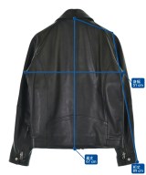 EMMETI（エンメティ）ライダース 黒 サイズ:50(XL位) メンズ/2200695156855