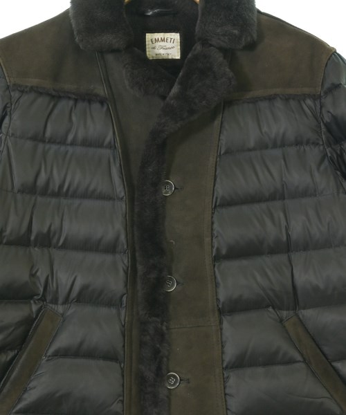 EMMETI（エンメティ）ダウンジャケット/ダウンベスト 黒 サイズ:48(L位) メンズ/2200669105056