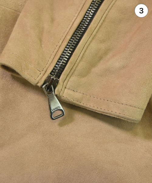 EMMETI（エンメティ）ライダース ベージュ サイズ:48(L位) メンズ/2200669121049