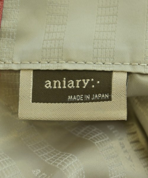 aniary（アニアリ）ショルダーバッグ 赤 サイズ:- メンズ/2200633838089