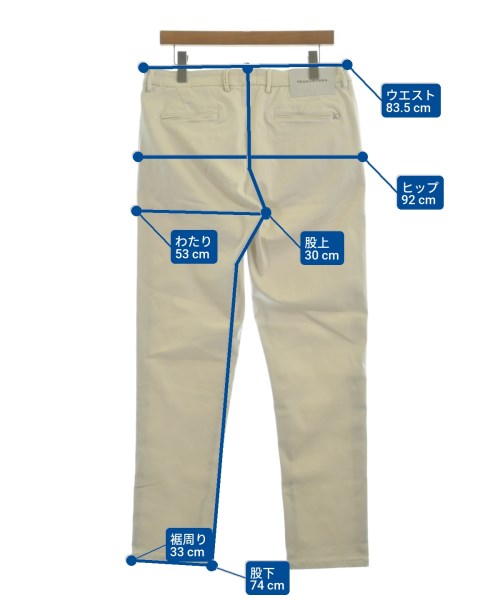 tramarossa（トラマロッサ）チノパン 白 サイズ:32(L位) メンズ/2200654611166
