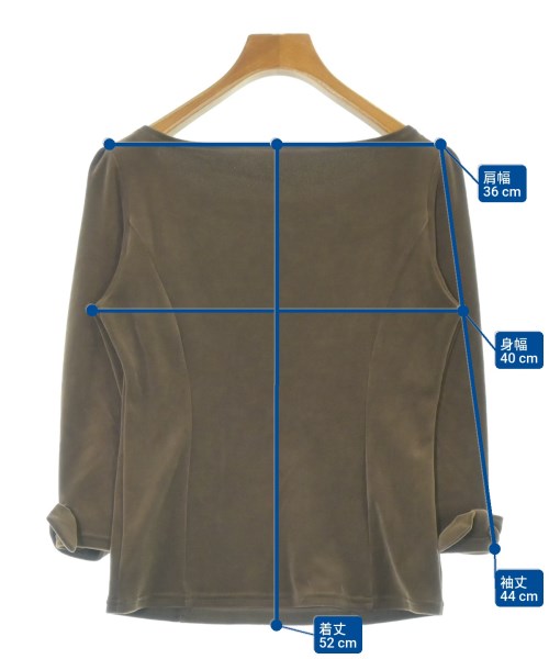 DAISY VELOUR by FOXEY（デイジーベロアバイフォクシー）Tシャツ・カットソー 茶 サイズ:-(M位) レディース/2200649309122