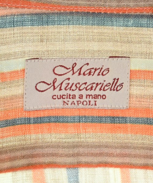 Mario Muscariello（マリオムスカリエッロ）カジュアルシャツ オレンジ サイズ:S メンズ/2200680895097