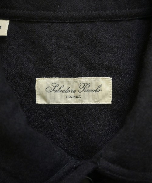 Salvatore Piccolo（サルバトーレピッコロ）カジュアルシャツ 紺 サイズ:M メンズ/2200632436033