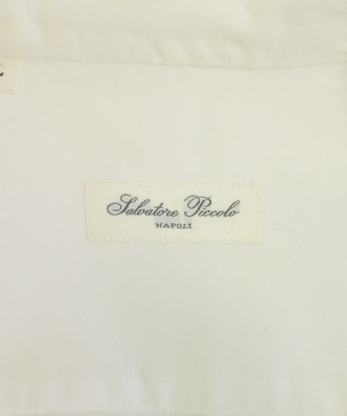 Salvatore Piccolo（サルバトーレピッコロ）カジュアルシャツ 白 サイズ:L メンズ/2200675344036