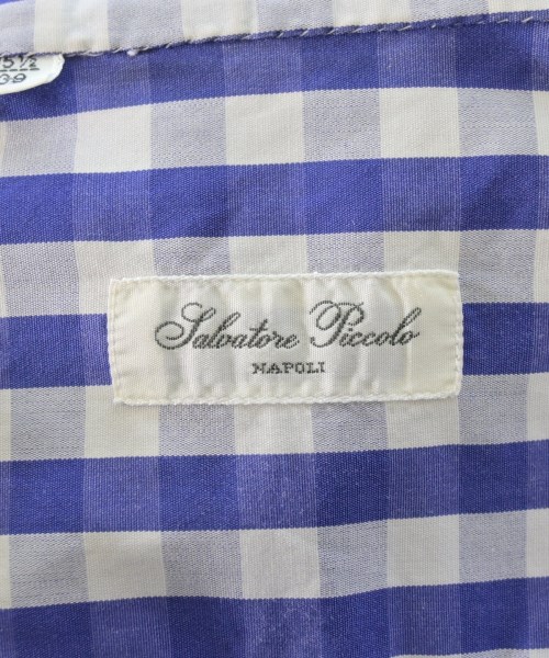 Salvatore Piccolo（サルバトーレピッコロ）カジュアルシャツ 青 サイズ:39(M位) メンズ/2200680473011