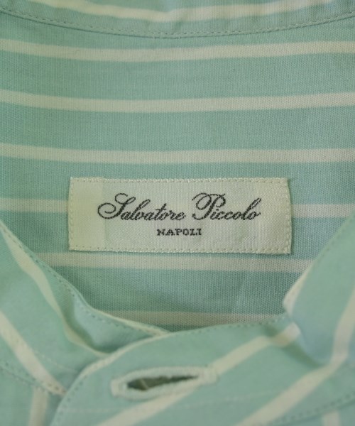Salvatore Piccolo（サルバトーレピッコロ）カジュアルシャツ 青 サイズ:40(L位) メンズ/2200657383565