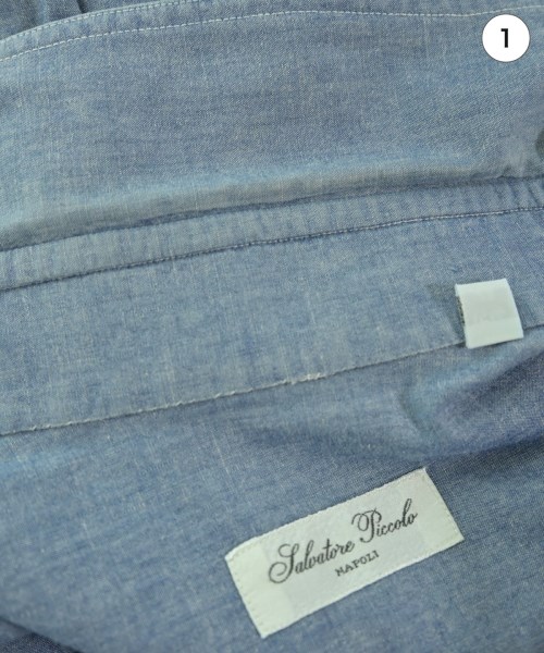 Salvatore Piccolo（サルバトーレピッコロ）カジュアルシャツ 青 サイズ:39(M位) メンズ/2200651252034