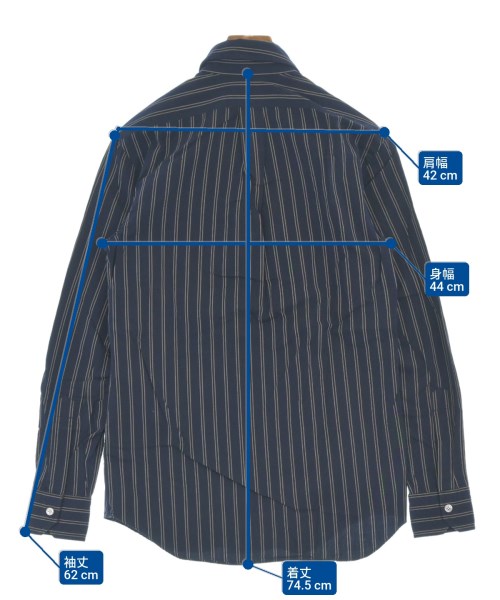 Salvatore Piccolo（サルバトーレピッコロ）カジュアルシャツ 紺 サイズ:37(XS位) メンズ/2200661276082