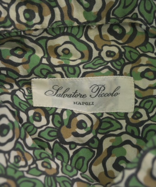 Salvatore Piccolo（サルバトーレピッコロ）カジュアルシャツ 緑 サイズ:37(XS位) メンズ/2200661276105