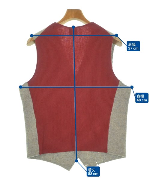 VERTO（ヴェルト）ベスト グレー サイズ:M メンズ/2200651262095