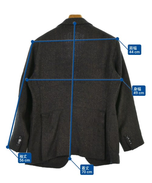 TAGLIATORE（タリアトーレ）テーラードジャケット 茶 サイズ:48(L位) メンズ/2200630682371