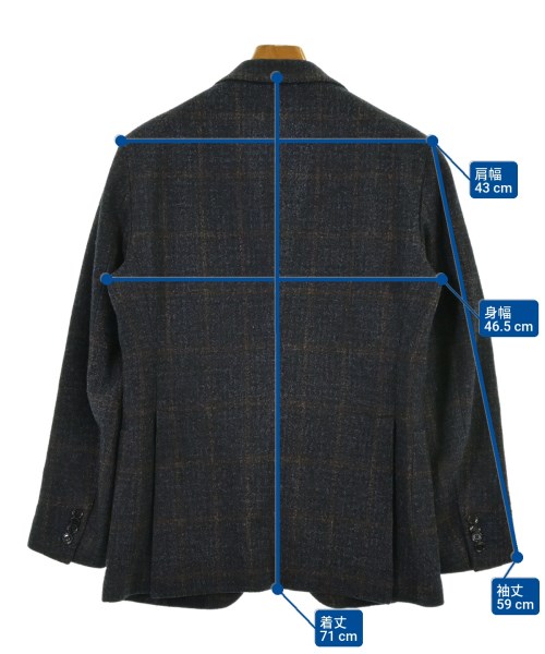TAGLIATORE（タリアトーレ）テーラードジャケット 紺 サイズ:48(L位) メンズ/2200630682395