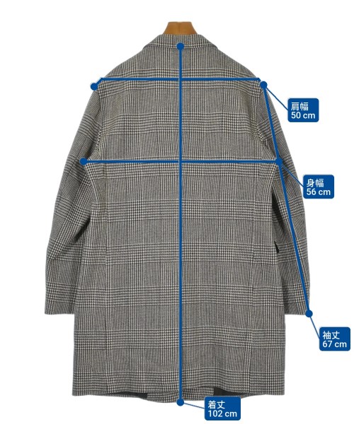 TAGLIATORE（タリアトーレ）チェスターコート 白 サイズ:54(XXL位) メンズ/2200644877046