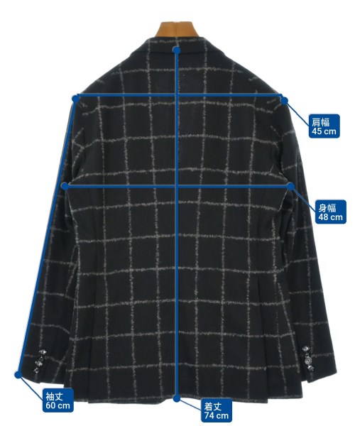 TAGLIATORE（タリアトーレ）テーラードジャケット 黒 サイズ:48(L位) メンズ/2200644877060