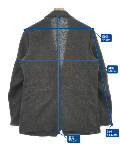 TAGLIATORE（タリアトーレ）カジュアルジャケット 茶 サイズ:48(L位) メンズ/2200620043038