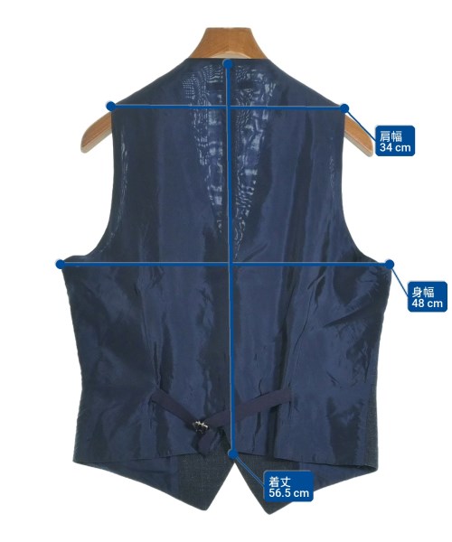 TAGLIATORE（タリアトーレ）ドレスシャツ 紺 サイズ:48(S位) メンズ/2200624287063