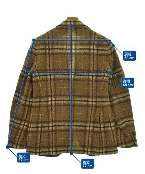 TAGLIATORE（タリアトーレ）ジャケット 茶 サイズ:46(M位) メンズ/2200627385117