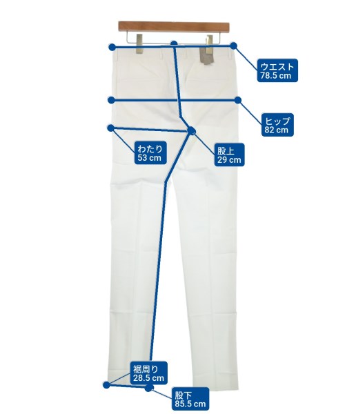 TAGLIATORE（タリアトーレ）スラックス 白 サイズ:46(M位) メンズ/2200631530060