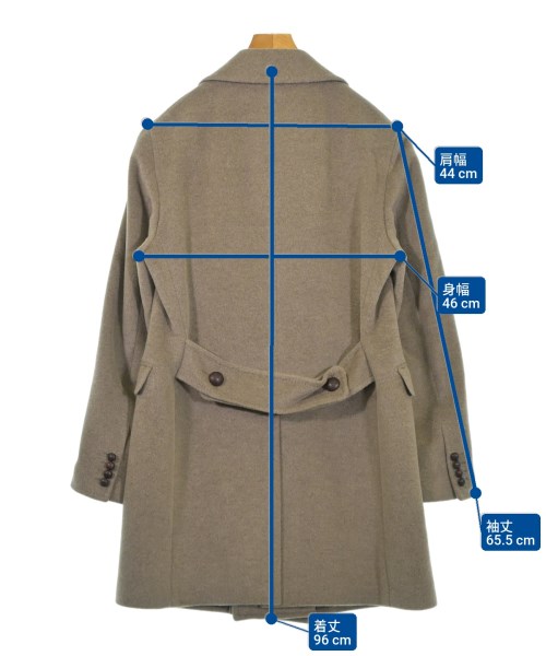 TAGLIATORE（タリアトーレ）ピーコート 茶 サイズ:48(L位) メンズ/2200618905041